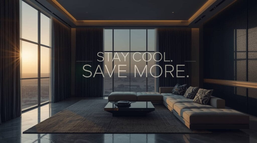 How a Blackout Curtain for Living Room Spaces Stops the Doha Sun 2025