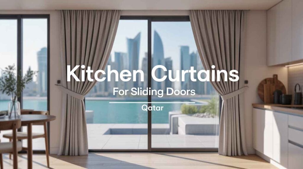 Kitchen Curtains for Sliding Glass Doors: Qatar Heat & Glare Fix